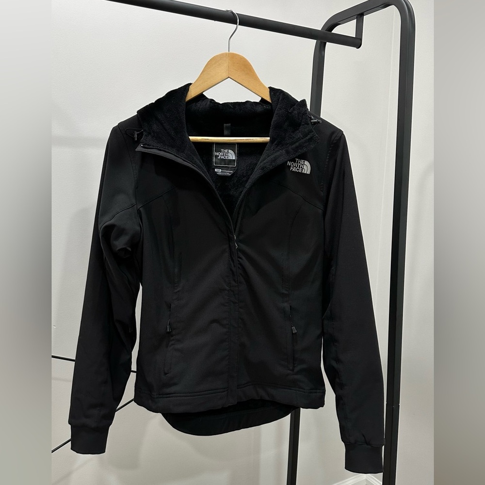 Small North Face Shelbe Raschel Hoodie - Black